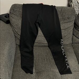 Kendall & Kylie Black Logo Leggings